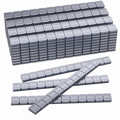 Sposuit Adhesive Stick on Wheel Weights 1/4oz, 0.25oz, Chrome(576pcs) - color: Chrome, size: 576Pcs(0.25oz)