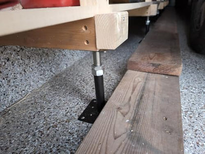 4-Pack Lift Supports,Adjust Supports,Level Supports,Floor Jacks,Adjustable House Jack for The Floor,Mini Screw Jack- Post 6" to 9". - size: 6-9 inch