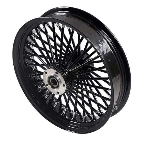 Fatflex 16" Rear Wheel Black Fat Spokes 3.5" Rim - color: 16" x 3.5" Black+Black+Black