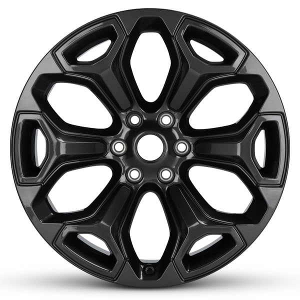 Wheel 22x9 in Aluminum Rim 6 Lug 139.7mm 19mm Offset 77.8mm CB| Painted Black finish Fits 2020-2024 Dodge Ram 1500 | New OEM Surplus | 5YD62TRMAB - size: 22x9 - OEM Surplus