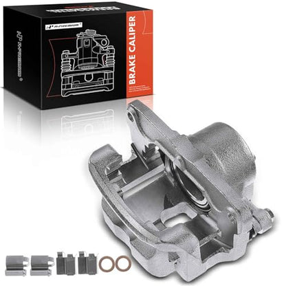 A-Premium Front Right Passenger Disc Brake Caliper with Bracket - style: Front Passenger Side