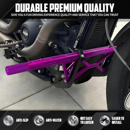Engine Guard Crash Bar for Harley Softail 18-25 Purple - color: Purple
