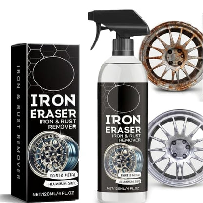 Rust Remover - Rust Remover Spray, Heavy Duty Rust Remover for Metal, Iron Eraser Iron and Rust Remover for Car Wheels, Bike Chains, Garden Tools & Iron Surfaces, Works on Steel Iron Chrome Aluminum - color: 1 Pack: Rust Remover Spray