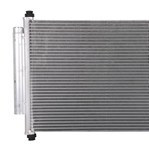 13031 Radiator with 3599 Condenser Fit for Honda CR-V 2.4L 2007-2009 Aluminum Radiator