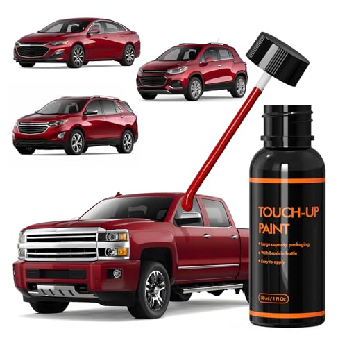 WA434B Cajun Red Touch Up Paint for Chevy, DIY Automotive Paints - color: Cajun Red GPJ/WA434B