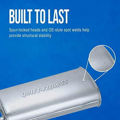 Walker Quiet-Flow SS 55748 Direct Fit Exhaust Muffler Assembly
