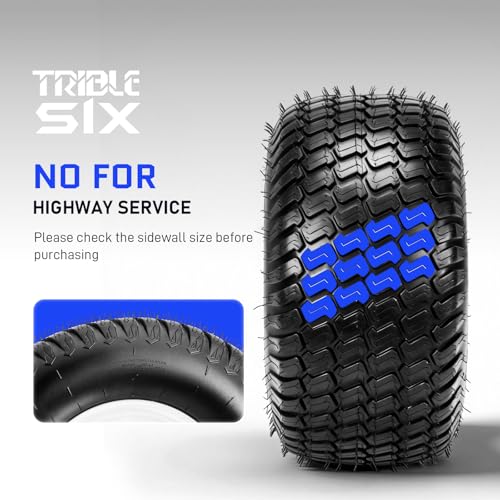 2 Pack 18x8.50-8 Lawn Mower Tires with Rim