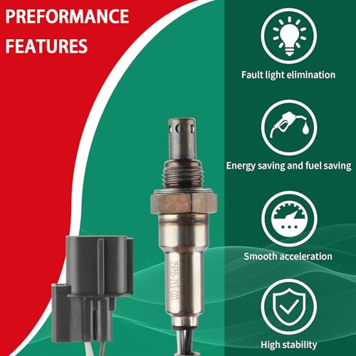 O2 Oxygen Sensor Heated Air Fuel Ratio Compatible with Honda Outboard BF175 BF200 BF225 BF250 BF40D BF50D 4020300 35655-ZZ5-004 Replace# 35655-ZY3-C01