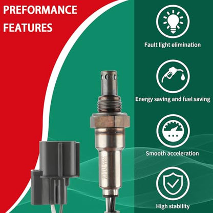 O2 Oxygen Sensor Heated Air Fuel Ratio Compatible with Honda Outboard BF175 BF200 BF225 BF250 BF40D BF50D 4020300 35655-ZZ5-004 Replace# 35655-ZY3-C01