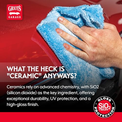 Griot's Garage Ceramic Speed Shine Detail Spray for Car Detailing, Provides a High-Gloss Finish and Extends Life of Coatings, 10945, 22 Fl Oz (Pack of 6)