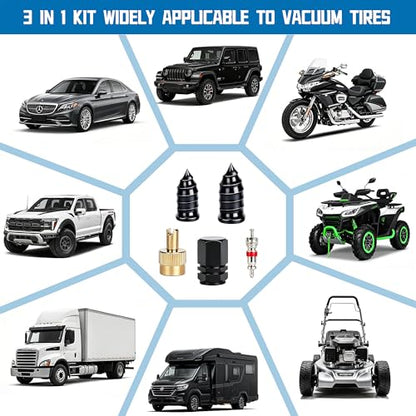GTILL Tell 57 PCS 3 in 1 Tire Screw Plug Repair Kit - size: 57 PCS
