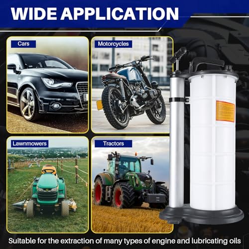 DASBET 9L Fluid Extractor Manual Oil Changer Vacuum