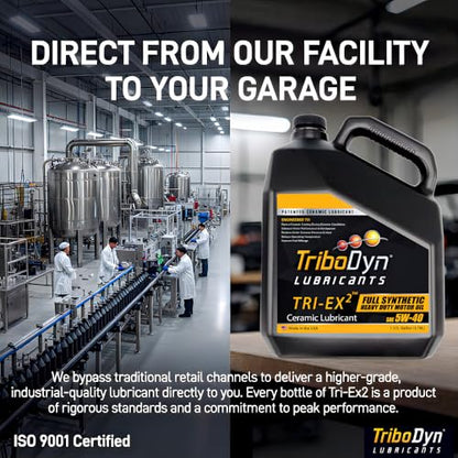 Tri-Ex² 5W-40 Full Synthetic Diesel Oil | 1 Quart - size: 1 Quart