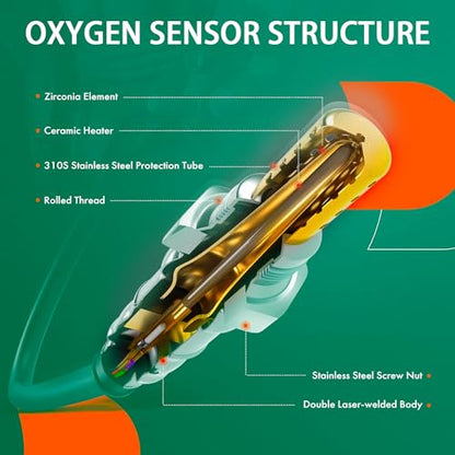 O2 Oxygen Sensor Heated Air Fuel Ratio Compatible with Lexus IS250 IS350 GS350 GS450h GS460 2.5L 3.0L 3.5L Replace# 234-4521 - size: 234-4521
