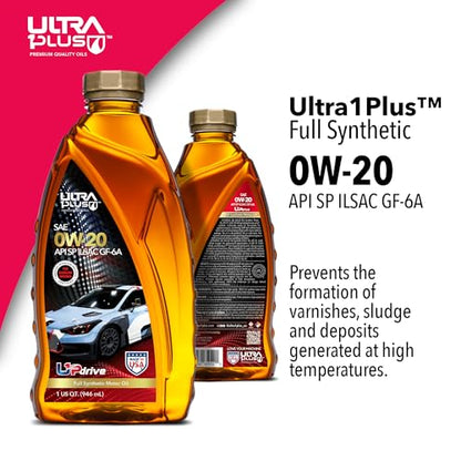 SAE 0W-20 Full Synthetic Motor Oil API SP ILSAC GF-6A 1 Quart - size: 1 Quart