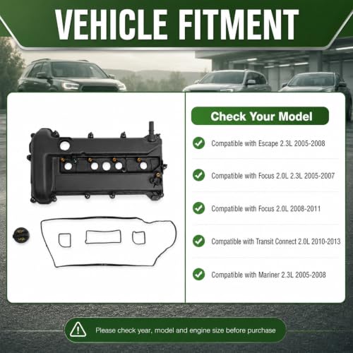 Valve Cover Compatible With Escape Focus Mariner Transit Connect