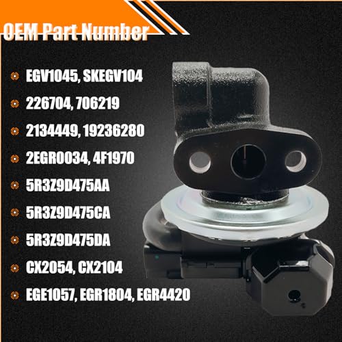 5R3Z9D475AA EGR Valve Exhaust Gas Recirculation - size: Replaces EGV1045