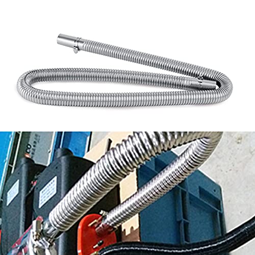 color tree Stainless Steel Exhaust Pipe 1 Inch 2.5CM ID Parking Air Heater Fuel Tank Diesel Gas Vent Hose Length 47.2Inch 120CM - size: 120CM