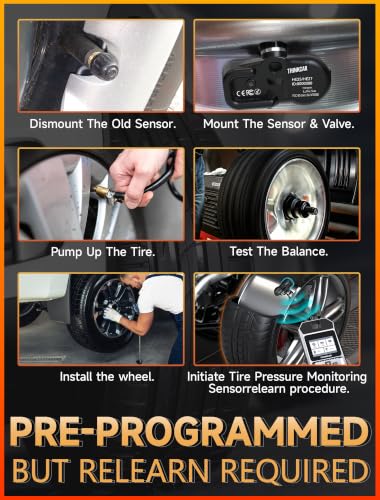THINKCAR TPMS Sensor Set for Lexus,315MHz Tire Pressure Monitoring Sensor
