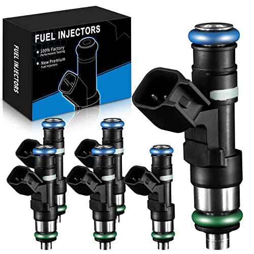 Fuel Injectors Compatible with for:-Chevy Captiva Sport Colorado 2008-13, for:-GMC Acadia 2007-08, for:-Buick Enclave 2008, for:-Saturn Vue Outlook 2007-2010, Replacment OE# 0280158154, FJ980 - size: 0280158154(6)