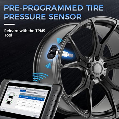 SORGHUM TPMS Sensors Tire Pressure Monitoring System Compatible with BMW 323i 335i 328i 525i 528i 530i 535i 750i X3 X5 X6 M3 M5 2006-2010 E90 E60 E61 E70 E71 E83 E91 Replace# 36236798726 Set of 4 - color: Gloss Black-36236798726