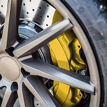 G2 High Temperature Brake Caliper Paint Kit - High Gloss, Wear and Heat Resistant, Epoxy Paint System - Dries Hard, No Flaking or Fading Gold G2168 - color: Gold
