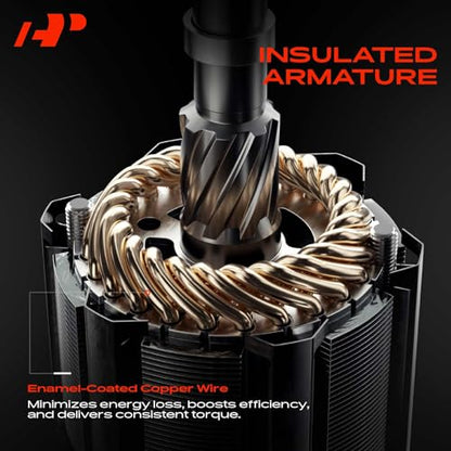 A-Premium Starter Motor, 12V 1.2KW 11 Teeth CW, Compatible with Hyundai