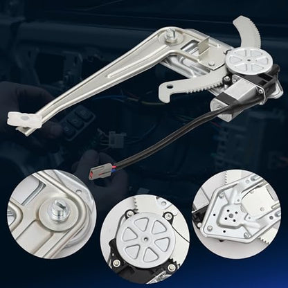 TNMT 741-831 Front Driver Window Regulator with Motor Compatible with Ford Ranger 1993-2011, Power Window Regulator, Replace # 6L5Z1023201BA 8L5Z7823395A - size: Front Driver, style: 93-11 Ford Ranger 741-831