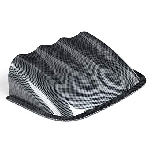 Universal 4 Hole Gauge Mount Holder Carbon Fiber Style Quadruple Dash Meter Pod Instrument Panel Cover for Auto Truck Boat Motorcycle ABS Plastic 52mm Hole Diameter 33.5 x 8.6cm
