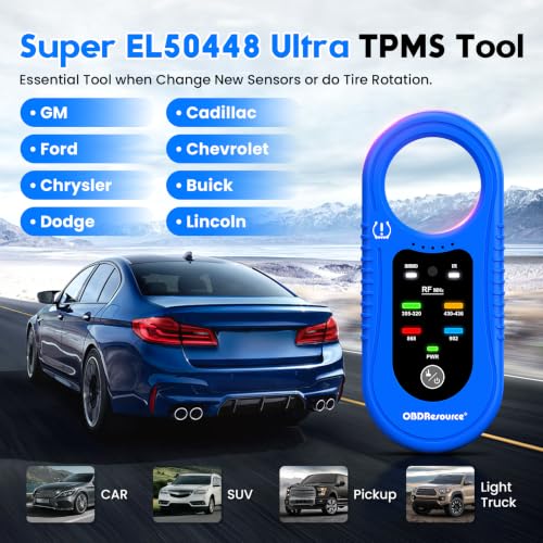 OBDResource 5 in 1 TPMS Relearn Tool, Frequency Tester, Remote Key Tester