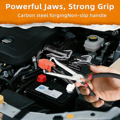 7PCS Automotive Electrical Disconnect Pliers Set with Leather Storage Case