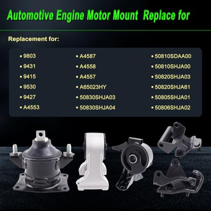 Engine Motor Mount Compatible with 08-10 Odyssey 3.5L DX EX LX - size: 2008-2010 Odyssey 3.5L DX EX LX
