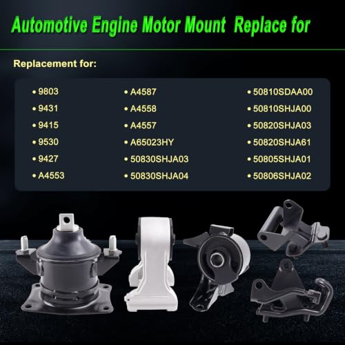 Engine Motor Mount Compatible with 08-10 Odyssey 3.5L DX EX LX - size: 2008-2010 Odyssey 3.5L DX EX LX