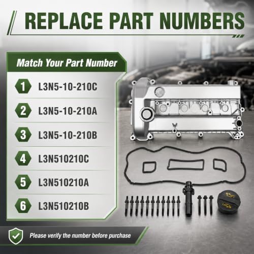 Valve Cover Compatible with mazda 3 2.0L 2.3L 2006-2009