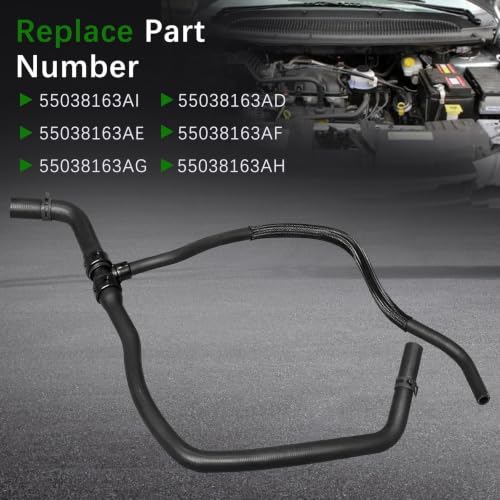 55038163AI HVAC Heater Hose for Dodge Challenger Charger 2011-2021