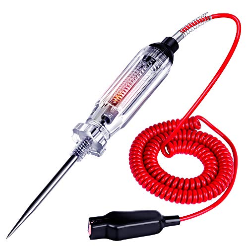 2PCS Automotive Circuit Tester, 6-24V with Replacement Indicator Light - size: 2-Packs