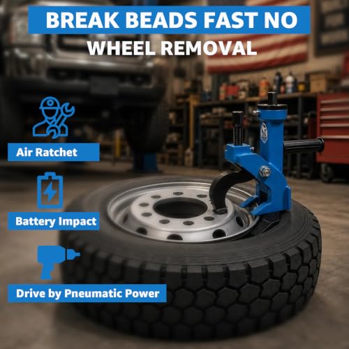 Pneumatic Tire Bead Breaker, 5-Inch Stroke, for 10-42 Inch Tires - color: Pneumatic Bead Breaker