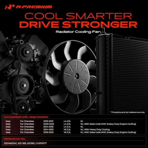 A-Premium Engine Radiator Cooling Fan Assembly