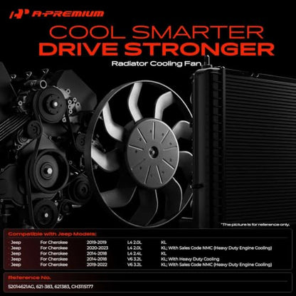 A-Premium Engine Radiator Cooling Fan Assembly