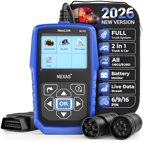 NEXAS NL102 Heavy Duty Truck Diagnostic Scanner for Diesel Trucks - color: truck scanner