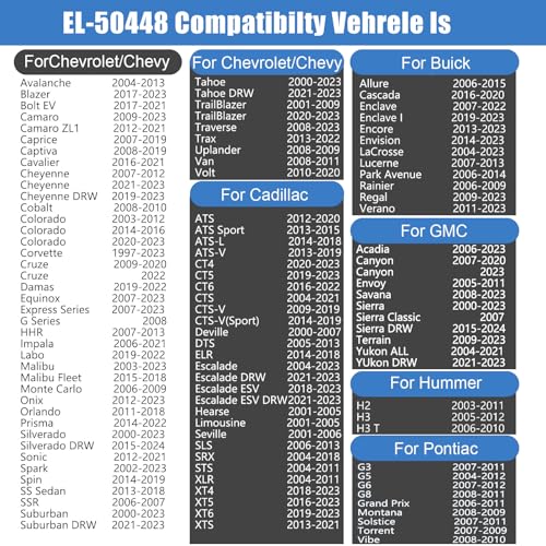 EL-50448 TPMS Relearn Tool with Battery, FIRSTOOL OEC-T5 TPMS Reset Tool TPMS Tire Sensor for GM, Auto TPMS Programming Tool, Tire Pressure Sensor Programming Tool for GM/Buick/Chevy Series Vehicles