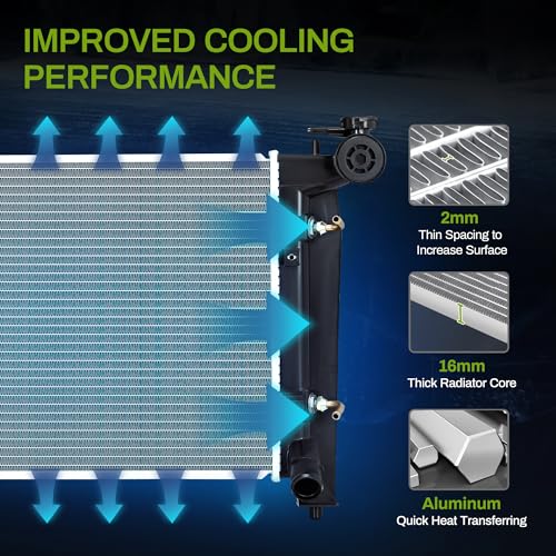 AUTOSAVER88 Radiator Compatible with 2008 2009 2010 2011 Ford Focus 2.0L - style: 08-11 Ford Focus