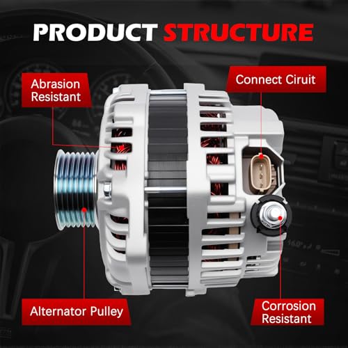 New Alternator 11538 Fit for Murano 2015-2017 3.5L V6/JX35 2013 - size: 11538