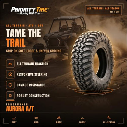 Forerunner Aurora A/T 28X10.00R14 64J All Terrain 8 Ply All Season Tire - size: 28X10.00R14