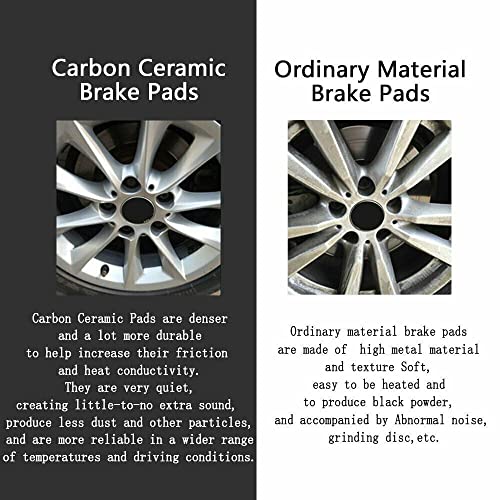 Front Rear Ceramic Disc Brakes Pads Set Vehicle Replacement Part for Buick Century,Regal,for Chevy Impala,Monte Carlo,Venture,for Oldsmobile Intrigue,Silhouette,for Pontiac Grand Prix,Montana - style: D699+D698