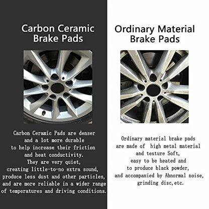 Front Rear Ceramic Disc Brakes Pads Set Vehicle Replacement Part for Buick Century,Regal,for Chevy Impala,Monte Carlo,Venture,for Oldsmobile Intrigue,Silhouette,for Pontiac Grand Prix,Montana - style: D699+D698