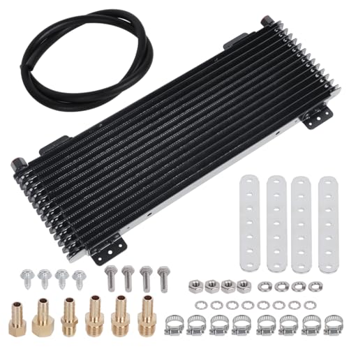 LokoCar Low Pressure Drop Transmission Oil Cooler LPD47391 40,000 GVW Black