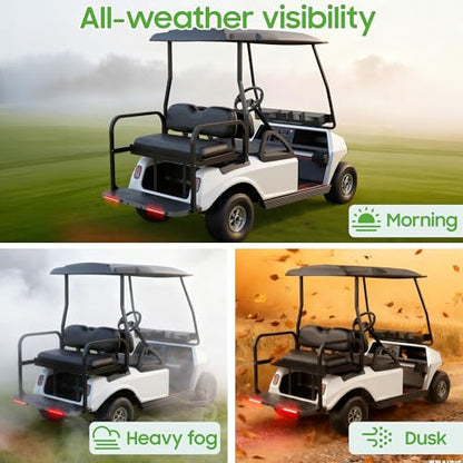 10L0L 12V Universal Golf Cart Taillight Kit with Turn Signal & Brake Light