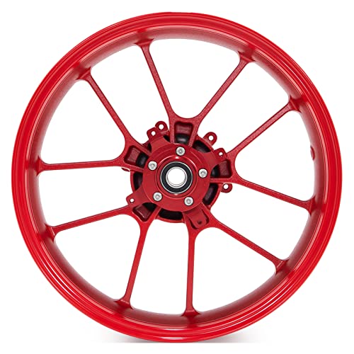 TOFR 17"x4.25" Rear Wheel Rims Cush Drive for Honda CRF250R CRF450R 13-24 - color: Red, size: Rear 13-24