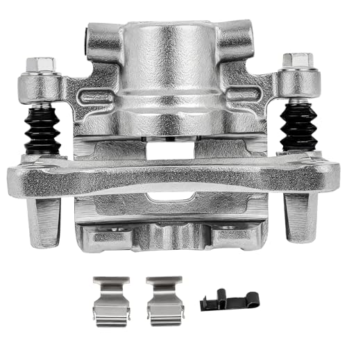 SCITOO Rear Right Disc Brake Caliper With Bracket 18B5104 Silver - size: Rear Passenger[18B5104]Silver